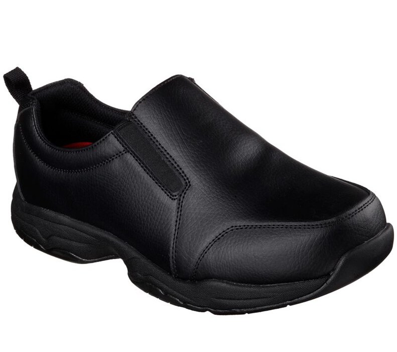 Skechers Relaxed Fit: Felton - Camak Sr - Mens Work Boots Black [AU-IU5251]